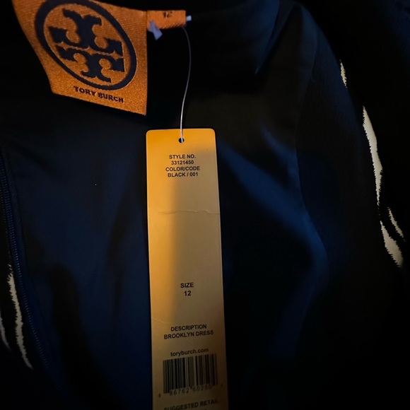 Tory Burch ❤️ Brooklyn Black Dress-Size 12 ~NEW w/Tory Burch Travel Garment Bag. - Picture 8 of 12